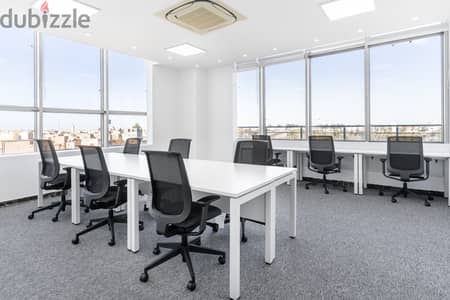 Open plan office space for 15 persons in Muscat, Qurum City Centre