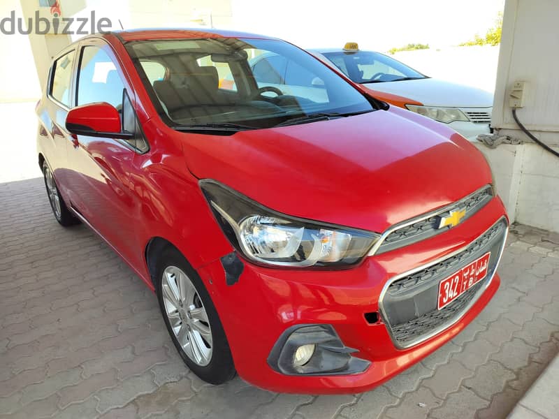 Chevrolet Spark Red 2017 3