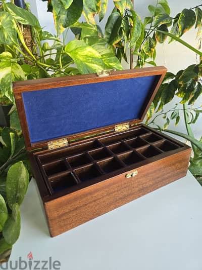 Solid wood, hand-made jewellery box