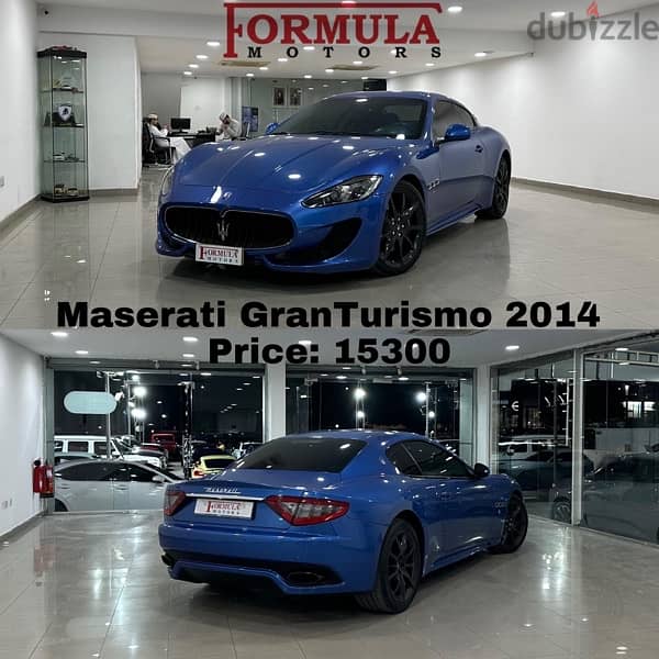 Maserati GranTurismo Sport 2014 GCC FIRST OWNER ONLY 36,000 KM 0