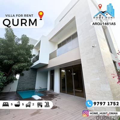 AL QURUM | MODERN 4+1 BR LUXURIOUS VILLA WITH PRIVATE POOL FOR RENT