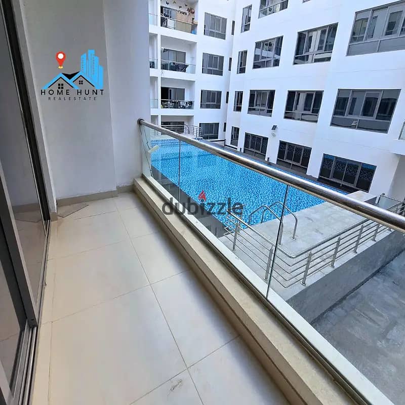 MUSCAT HILLS | BEAUTIFUL 2BHK APARTMENT WITH POOL VIEW FOR RENT 2