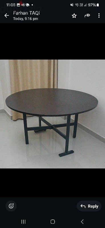 Folding  Round Table 1