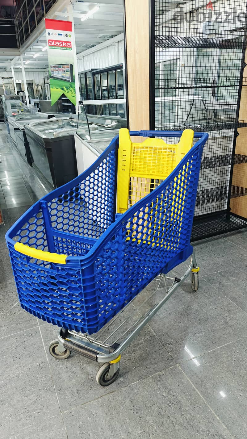 High quality  used supermarket trolley, MADE IN GERMANY. 1