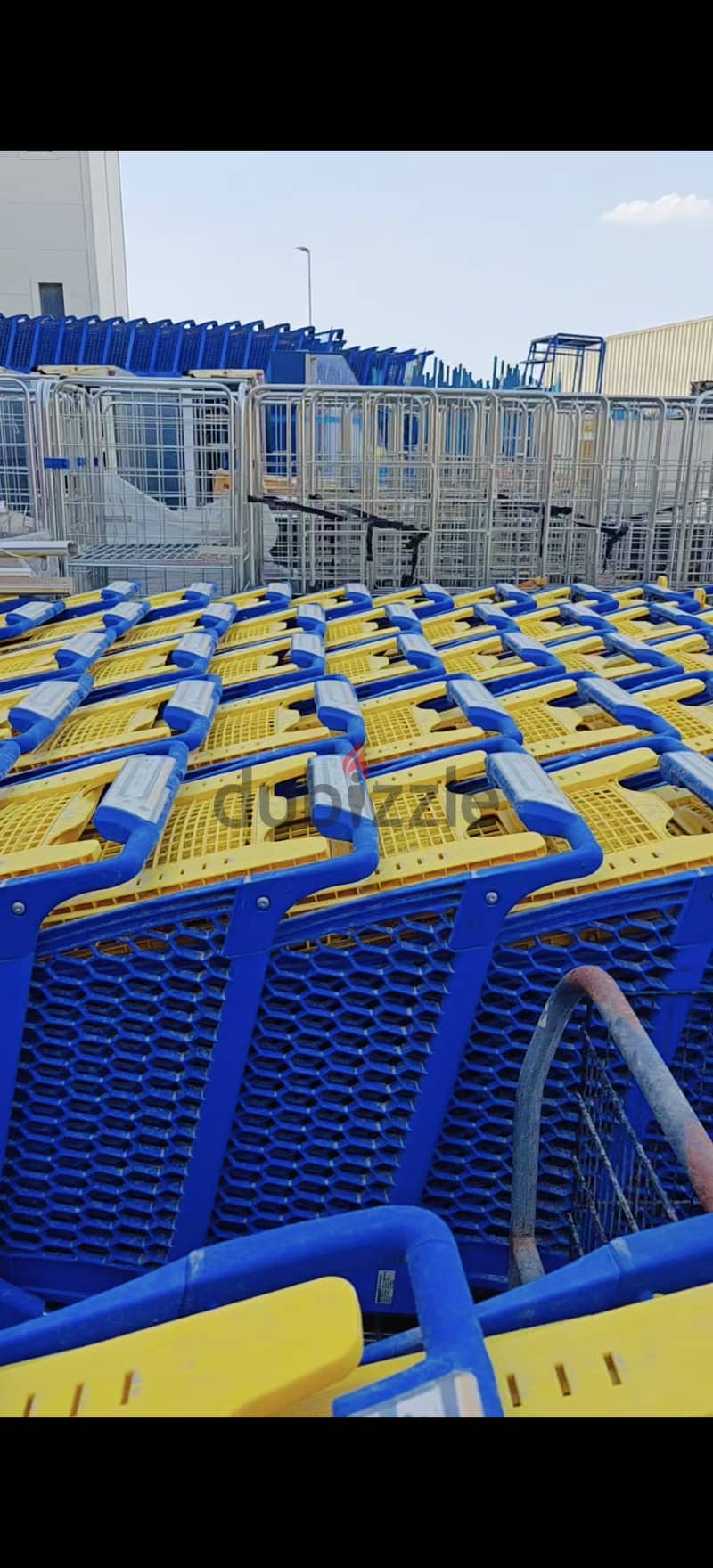 High quality  used supermarket trolley, MADE IN GERMANY. 2