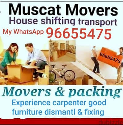 Movers and packers all Muscat oman and Dubai to Muscat oman