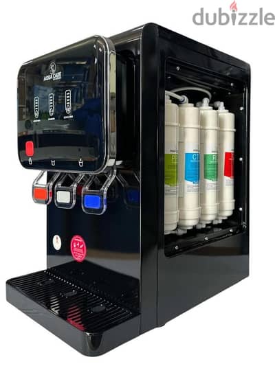 Water cooler with high purification filters and self-filling water