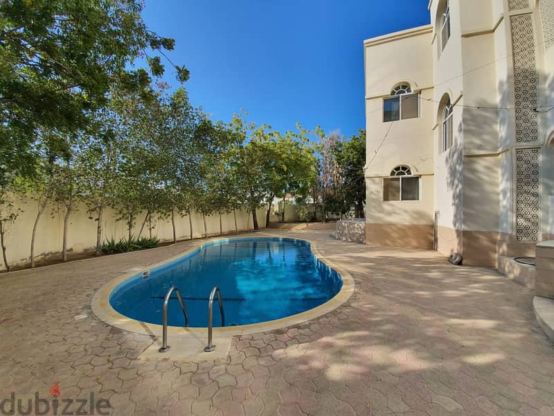 Beautiful villa Qurum swimming pool garden walking distance to beach 1