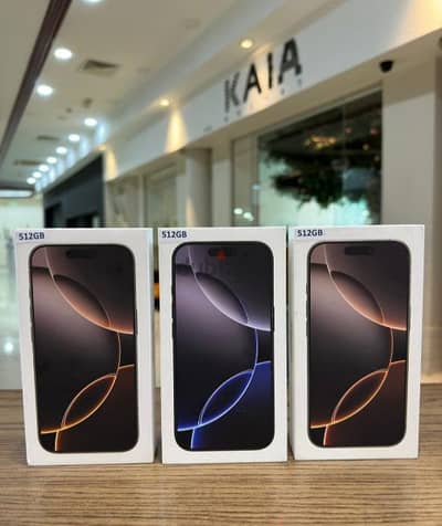 iPhone 16 pro max 256GB 512GB