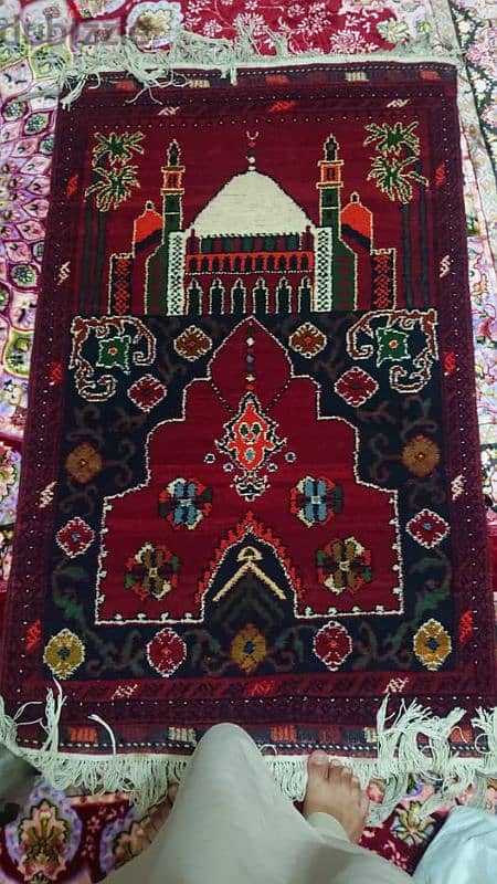 Handmade Afghan Carpet – 78x128 cm – Authentic & High-Quality 1