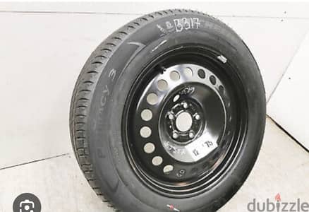 jeep cheroke original spare tire and wheel