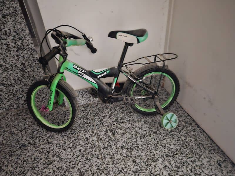 bike green and black 0