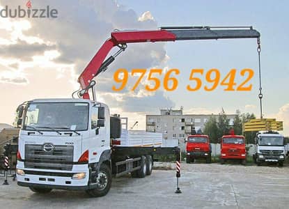 نقل شاحنة هياب کرین مع رافعةإيجار Hiab Truck With Crane Winch for Rent