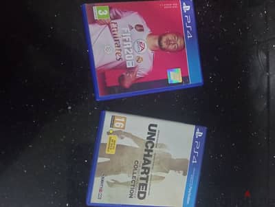 sell two games used for two years fifa 20 and uncharted