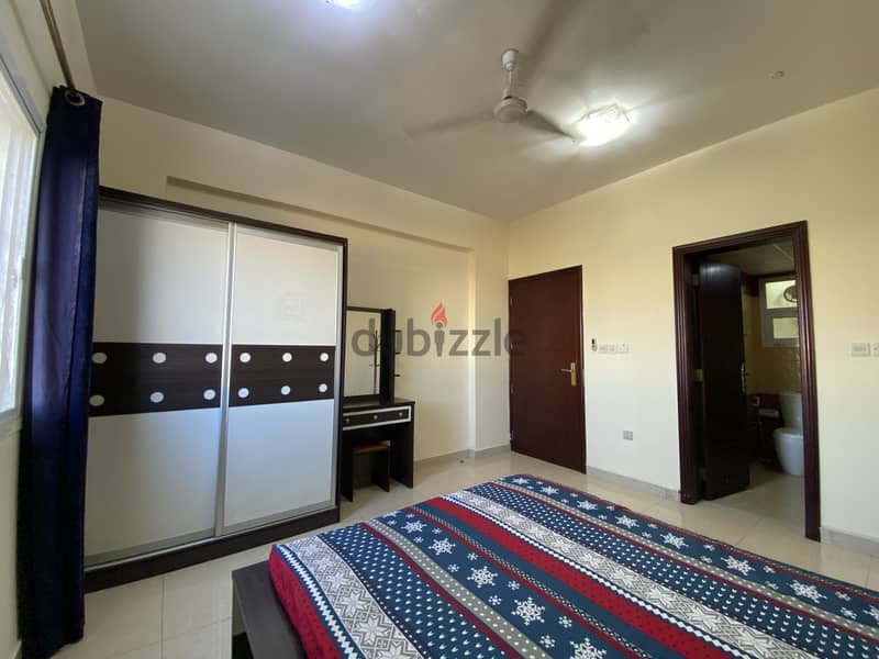 Fully Furnished room with attached bathroom in Al Ghubrah 2