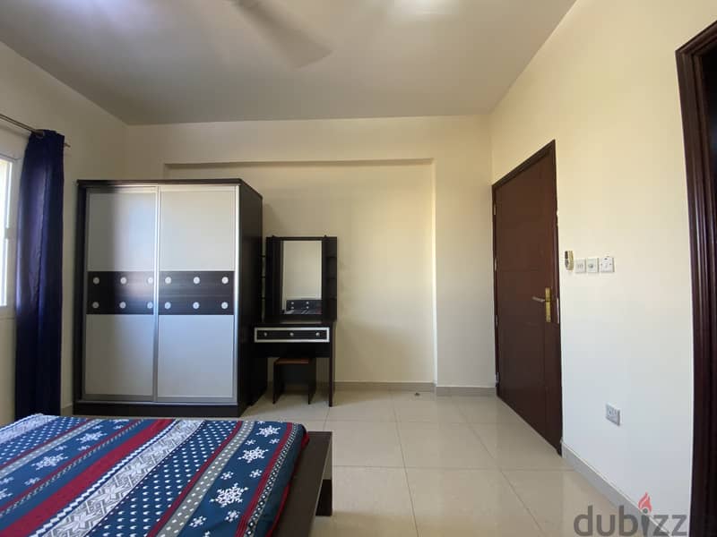 Fully Furnished room with attached bathroom in Al Ghubrah 5