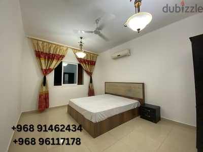 Fully Furnished spacious room with private bathroom in Al Ghubrah