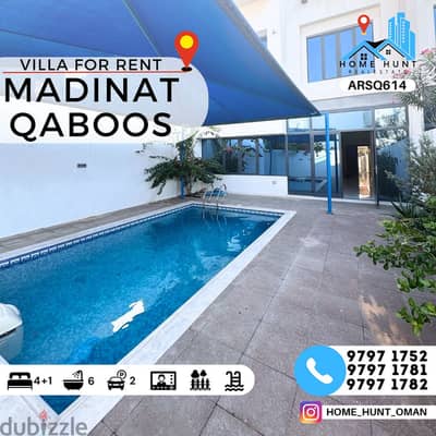 MADINAT QABOOS | GREAT QUALITY 4+1 BR MODERN VILLA WITH PRIVATE POOL