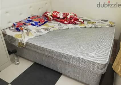 Double bed with mattress