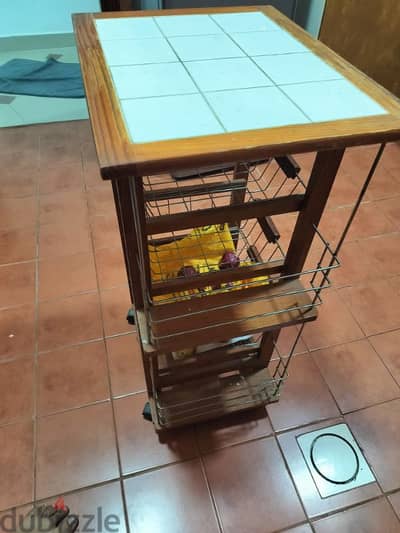 portable Vegetables trolley