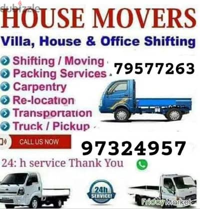 HousevillaShiftingMoversTrosportService