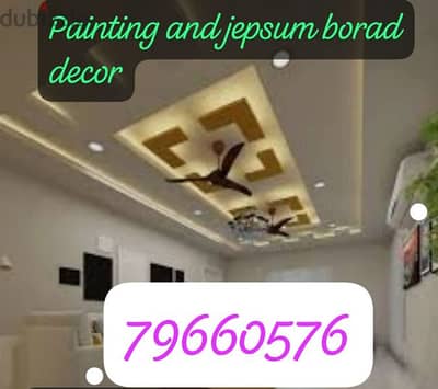 jeypsum bord decor painters and house maintenance work