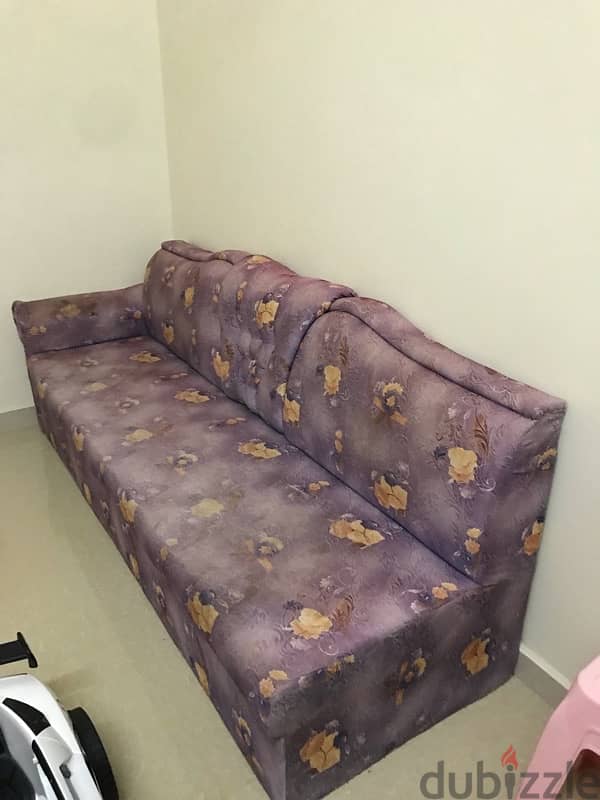 bed and 2 sofa for selling 3