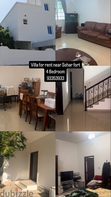 villa for rent in sohar korniesh 6