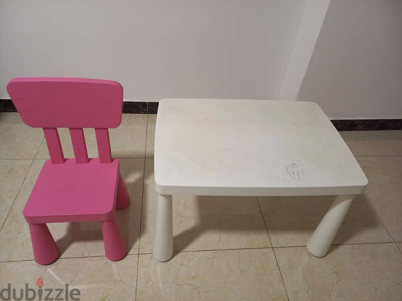 Kids study tables and chairs 2