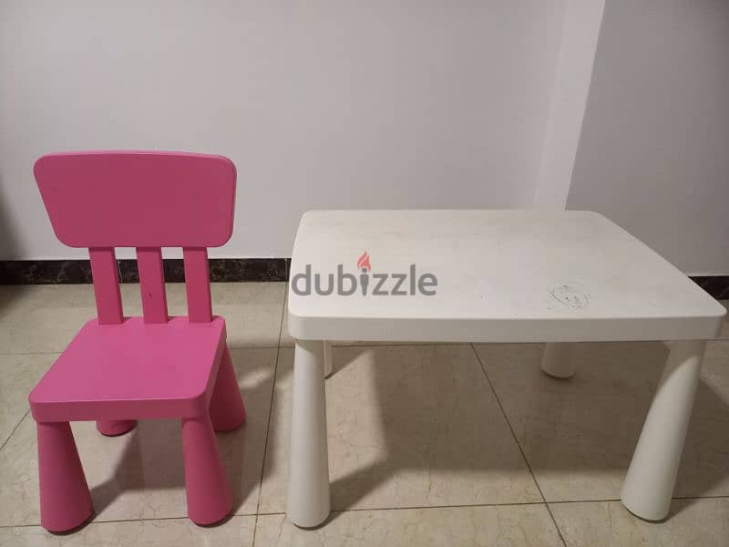 Kids study tables and chairs 3