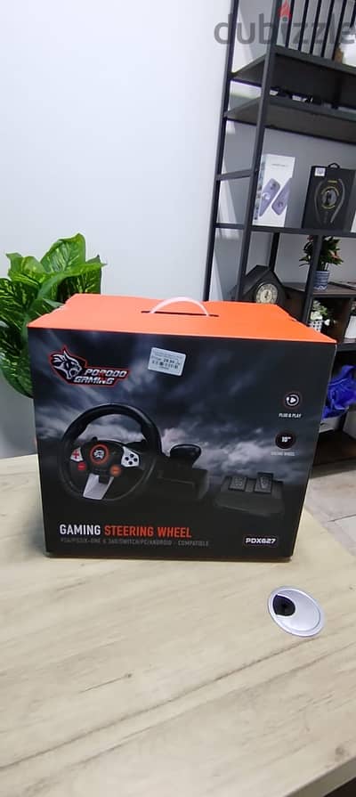 Porodo Gaming 7 in 1 Steering Wheel PDX627