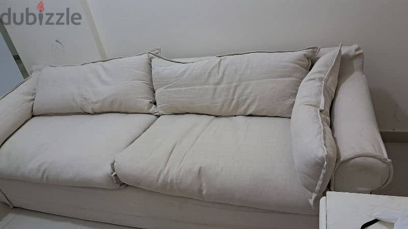 1year used sofa (cover washable) for sale 0