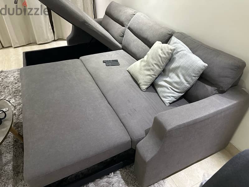 3 seater sofa couch & bed 3