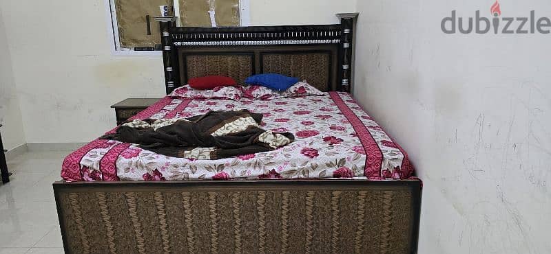 king Size Bed With 2 Side Tables 1