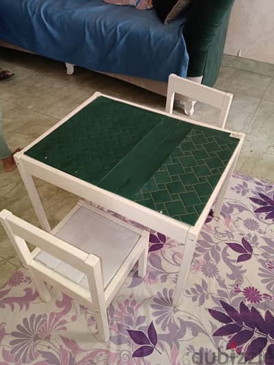 kids chairs and table