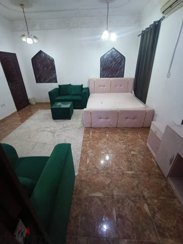 غرفه مع حمام داخلي ومطبخ Room with en-suite bathroom and kitchen 6