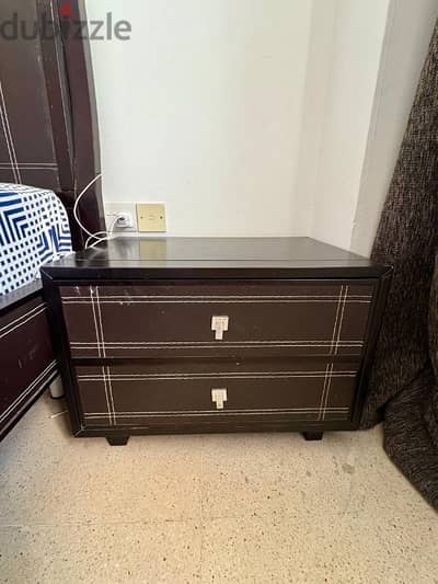 King size Bed + side tables for sale