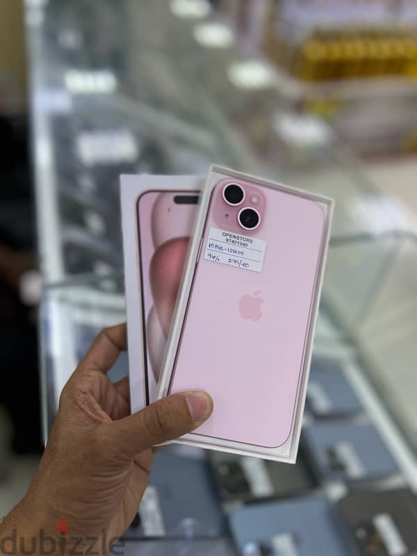 Iphone 15 plus 128gB Pink - With box good condition 1