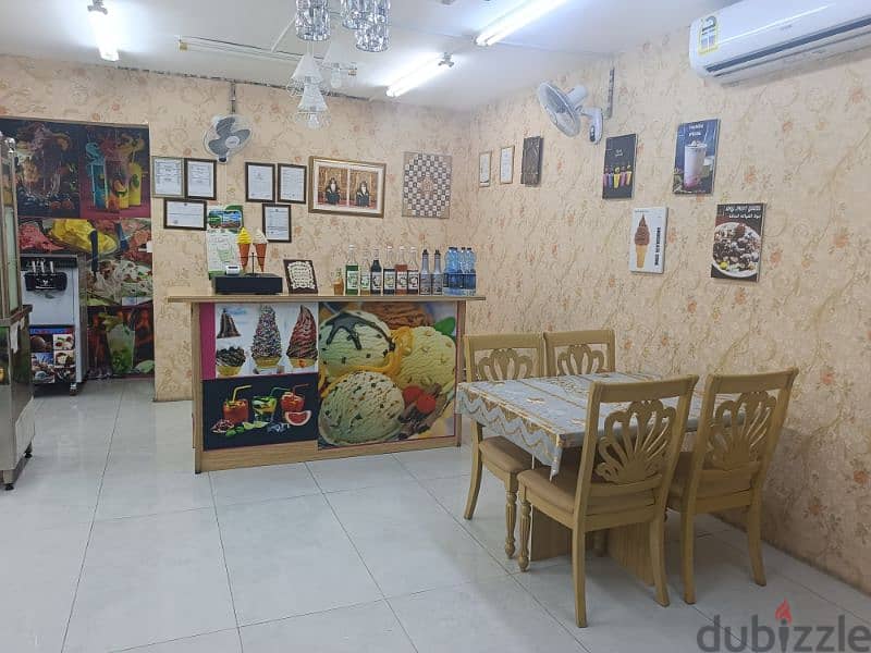 good running ice cream shop ruwi for rent 14