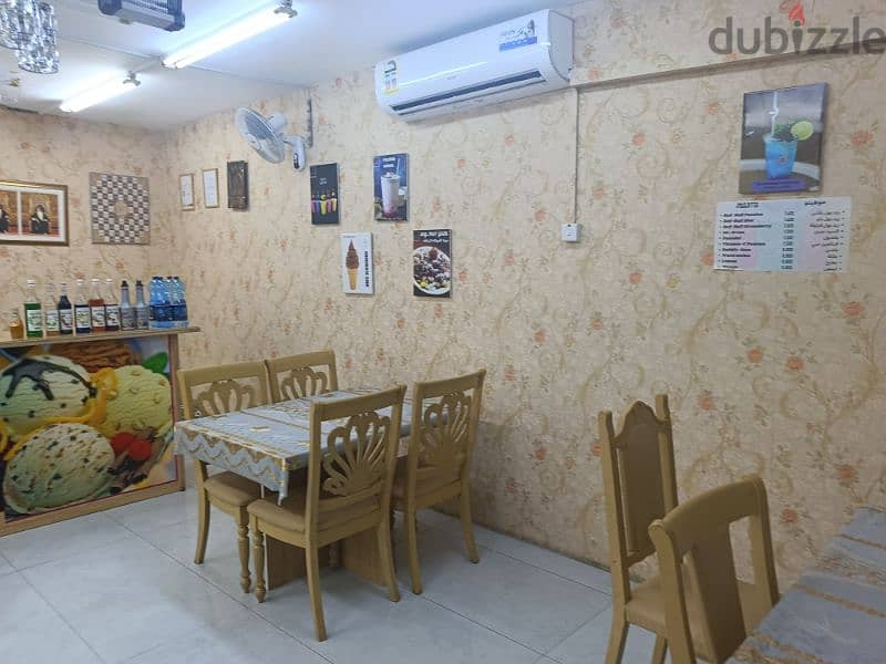 good running ice cream shop ruwi for rent 15