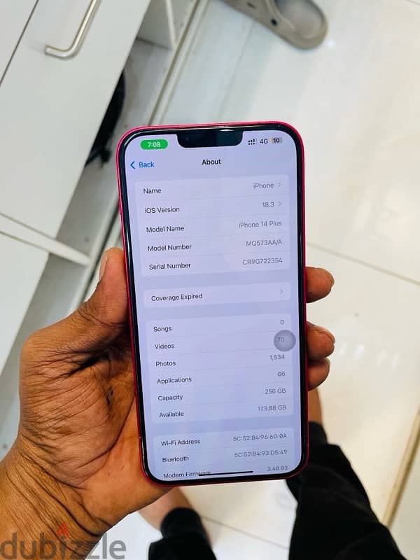 iPhone 14 Plus 256 gb PTA approved 5