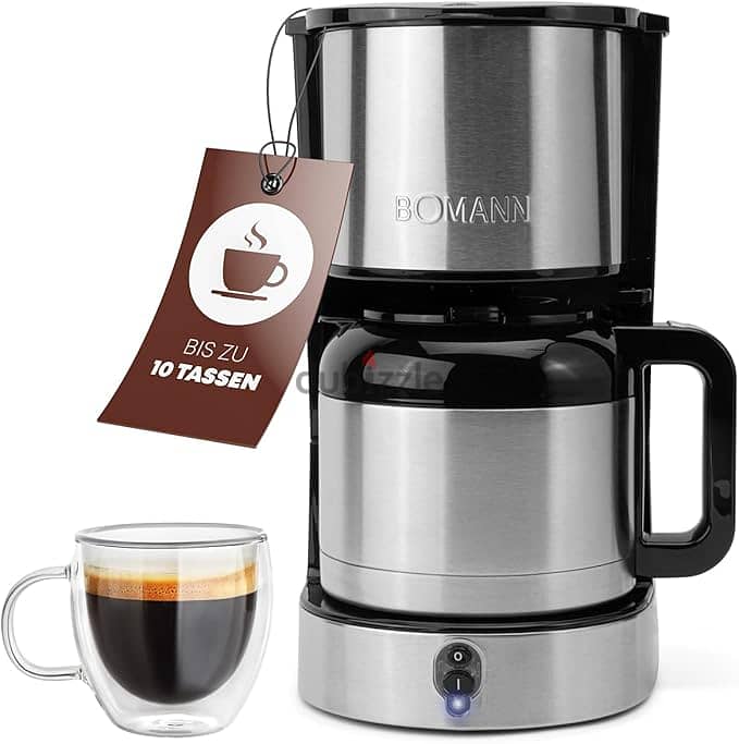 Bomann coffee machine with thermos flask for 8-10 cups of coffee 4