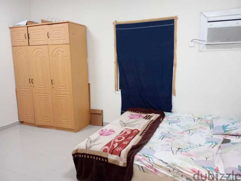 Furnished Room available for rent in Al khuwair 1