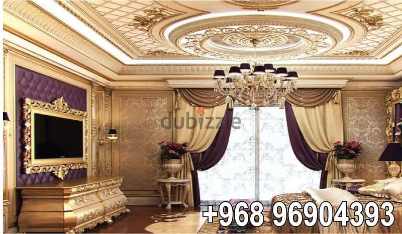 all type of paint work interior designing and gypsum board 0