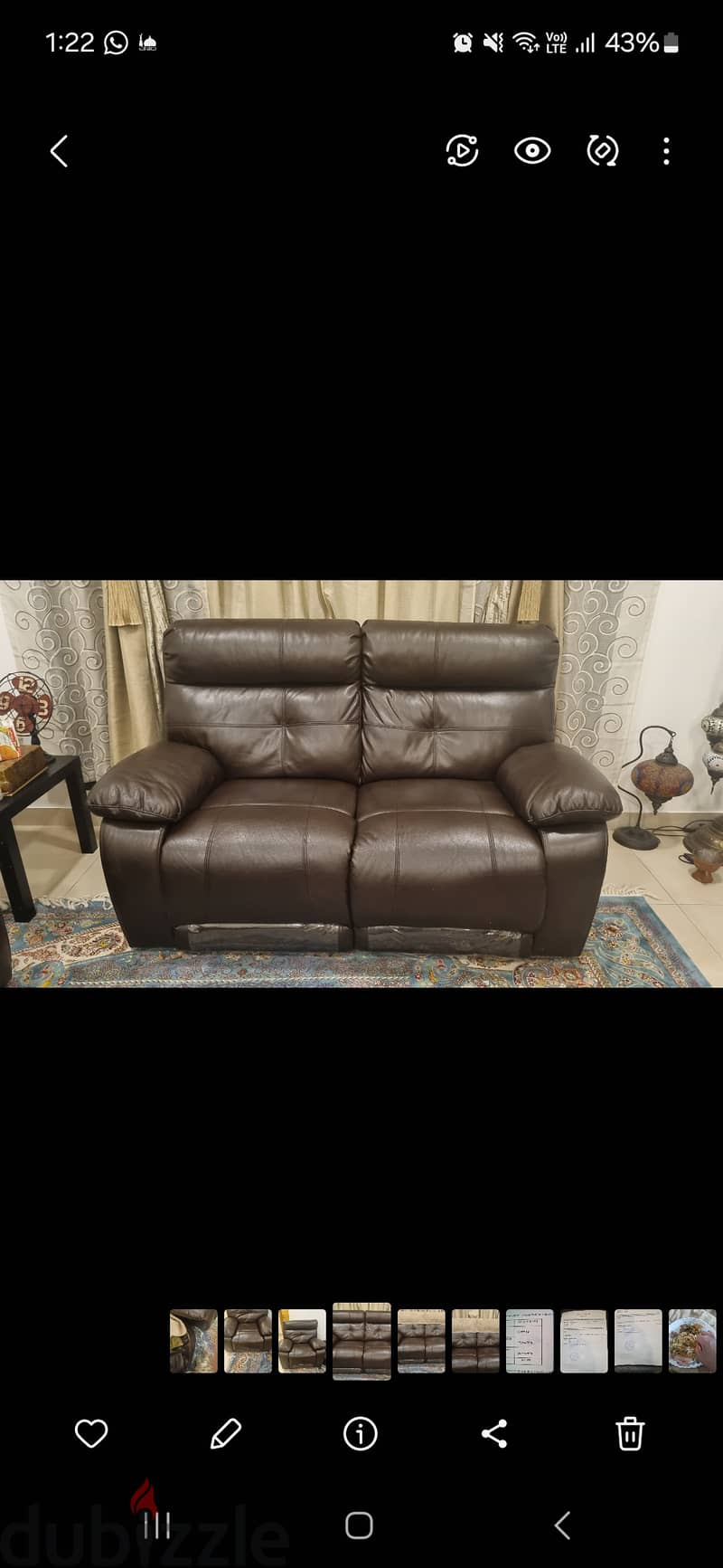 Two seater recliner 0