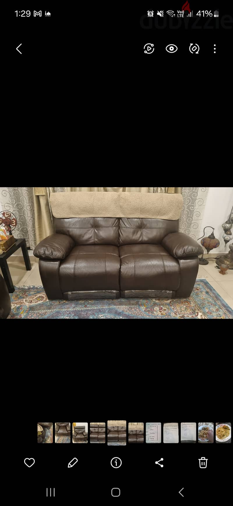 Two seater recliner 1