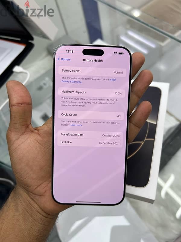 iPhone 16 pro Max 256GB Natural Titanium 3