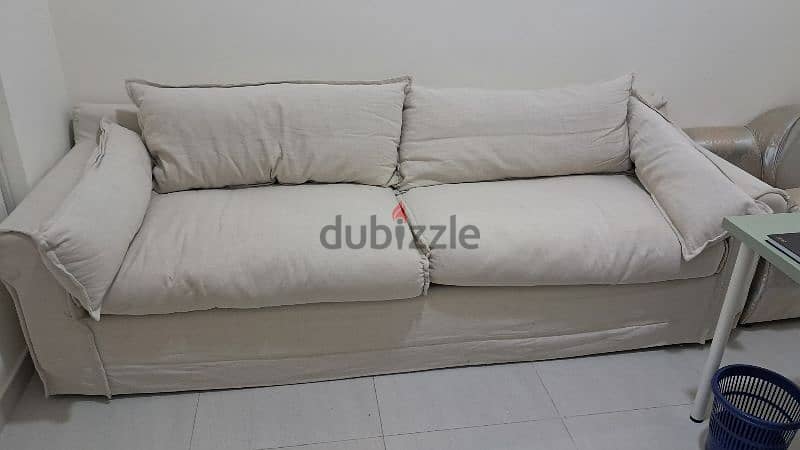 5 seator luxury sofa 1year used  (cover washable) for sale 1