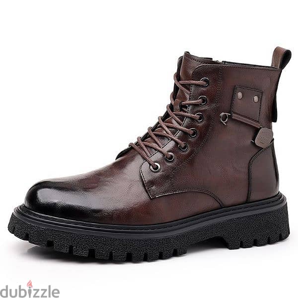 Men's Retro Breathable High-top Martin Boots 2