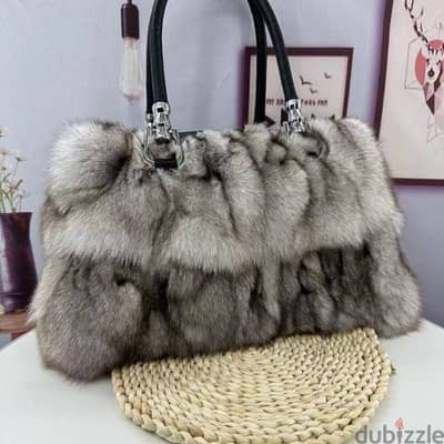 Women's Korean-style One-shoulder Crossbody Fox Fur Bag